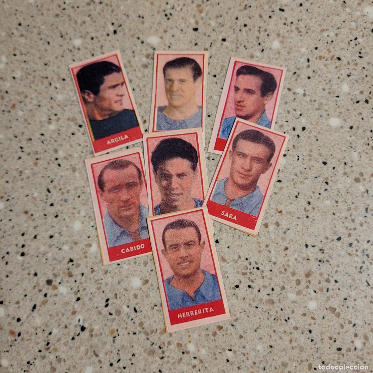 Cromos de F&uacute;tbol: LOTE 7 CROMOS DEL OVIEDO DE PALMERA 1949. LEER COMENTARIOS