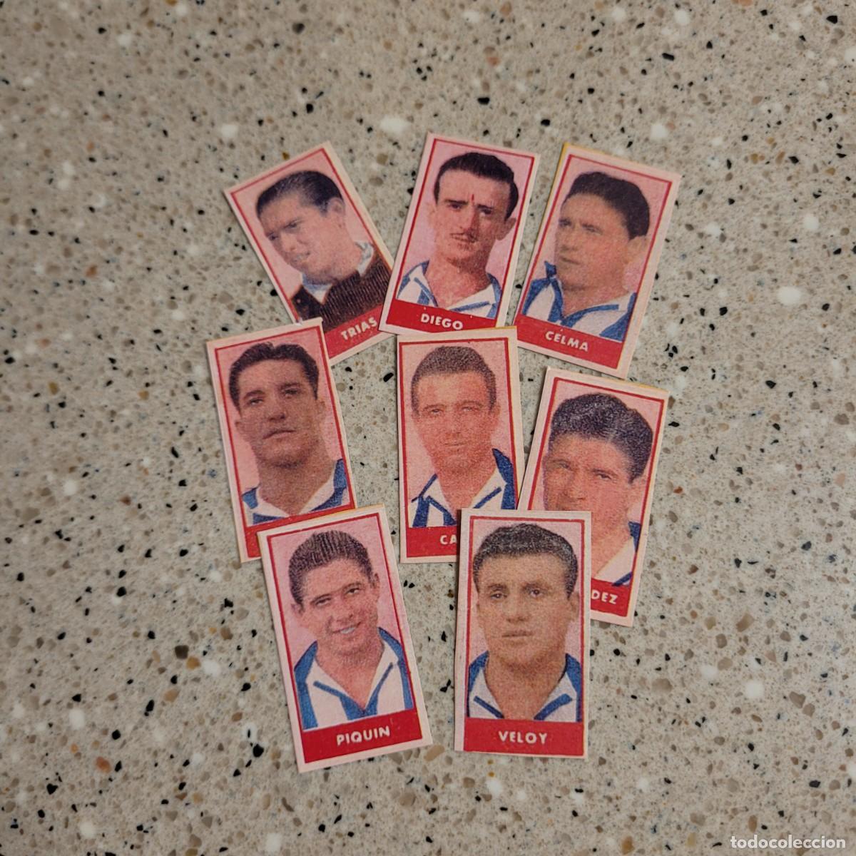 Cromos de F&uacute;tbol: LOTE 8 CROMOS DEL ESPA&Ntilde;OL DE PALMERA 1949. LEER COMENTARIOS