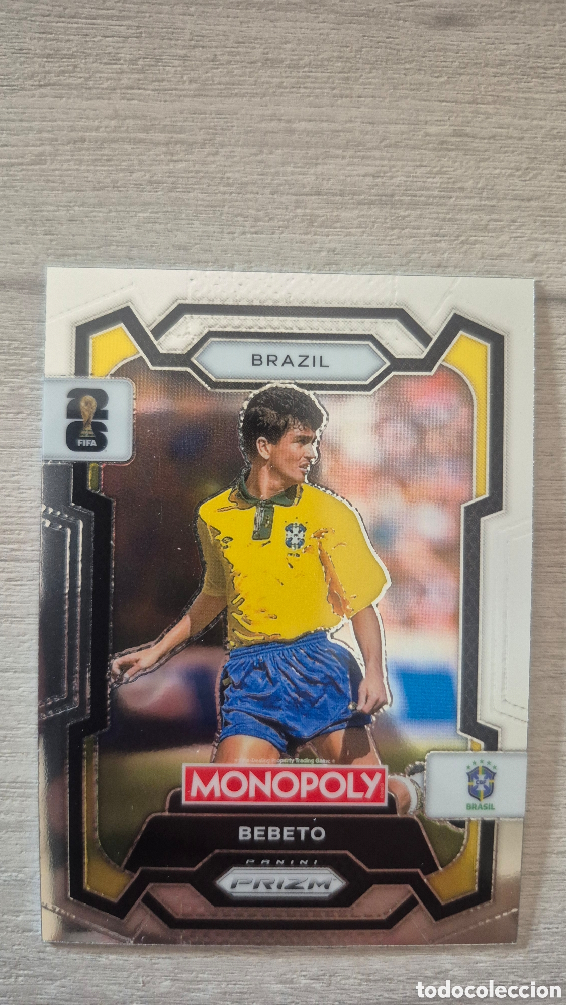 Cromos de F&uacute;tbol: Bebeto Panini Monopoly Prizm FIFA World Cup 2026