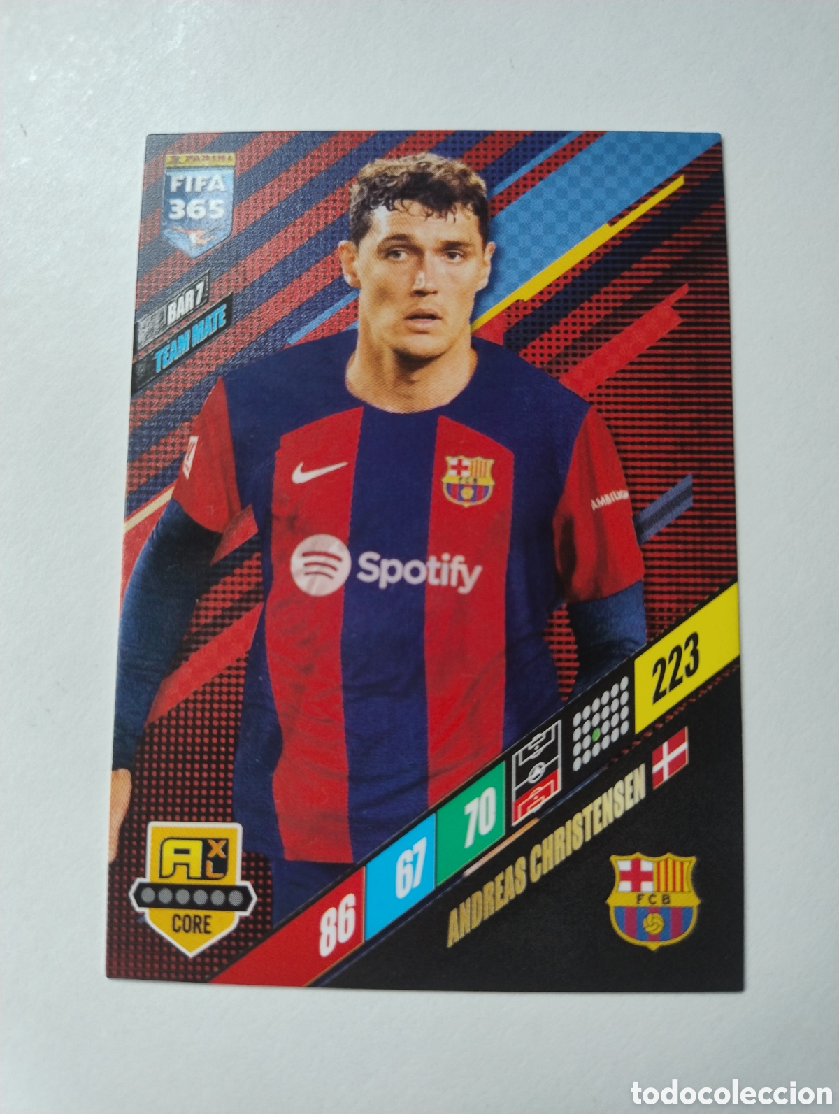 Cromos de F&uacute;tbol: BAR 7 - Christensen - Barcelona - Adrenalyn XL FIFA 365 2024