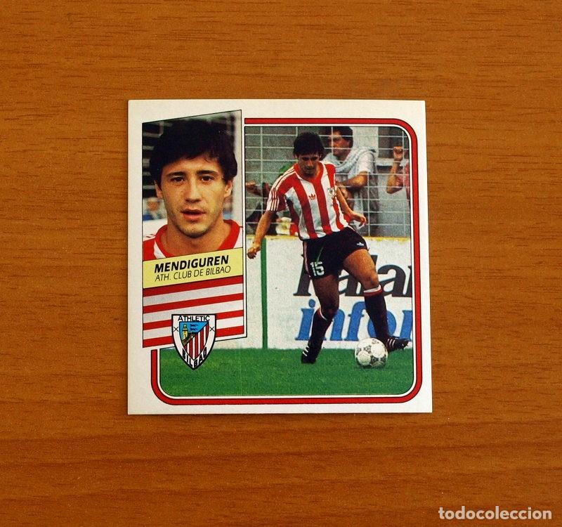 Cromos de F&uacute;tbol: Athletic de Bilbao - Mendiguren - Ediciones Este Liga 1989-1990, 89-90 - Nunca pegado
