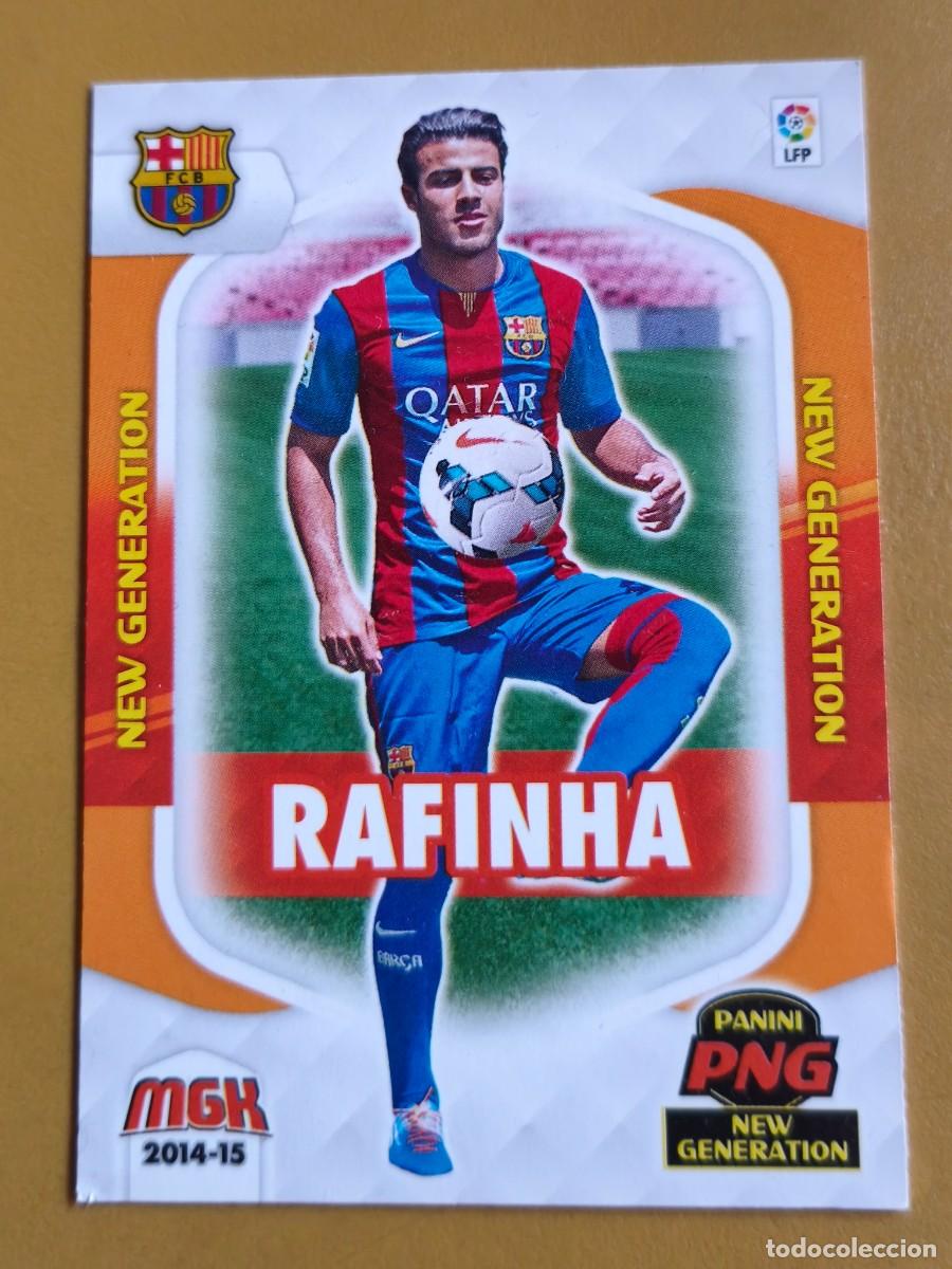 Cromos de F&uacute;tbol: rafinha, 2014 15 new generation