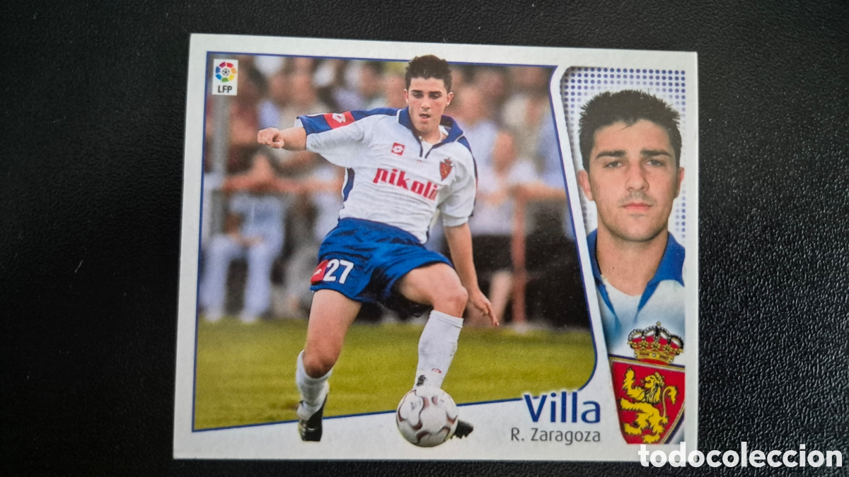 Cromos de F&uacute;tbol: CROMO LIGA ESTE 2004 2005 NUNCA PEGADO SIN PEGAR ZARAGOZA - VILLA