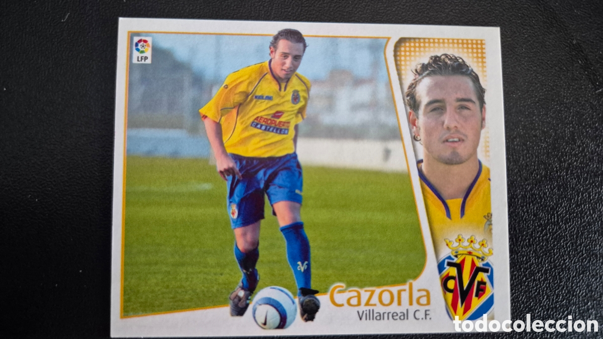 Cromos de F&uacute;tbol: CROMO LIGA ESTE 2004 2005 NUNCA PEGADO SIN PEGAR - VILLARREAL - CAZORLA