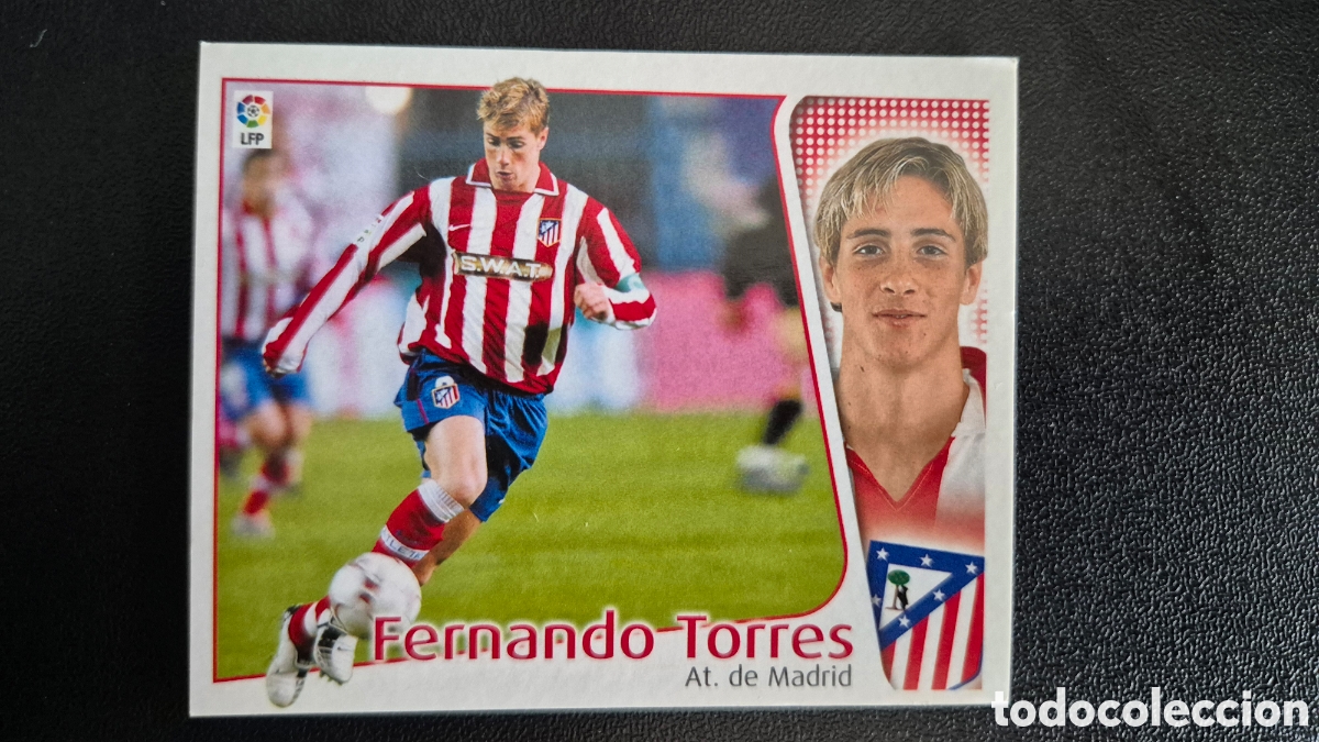 Cromos de F&uacute;tbol: CROMO LIGA ESTE 2004 2005 NUNCA PEGADO SIN PEGAR - ATLETICO DE MADRID - FERNANDO TORRES