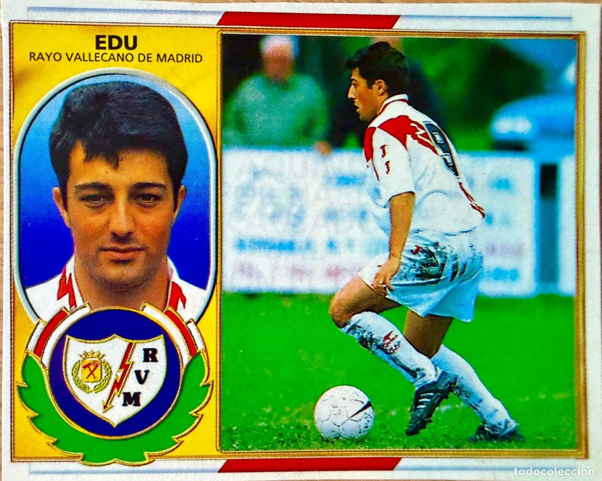 Cromos de F&uacute;tbol: EDU COLOCA RAYO VALLECANO 96 97 1996 1997 LIGA EDICIONES ESTE RECORTADO STICKER