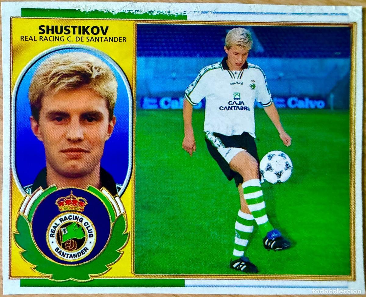 Cromos de F&uacute;tbol: SHUSTIKOV COLOCA RACING SANTANDER 96 97 1996 1997 LIGA EDICIONES ESTE RECORTADO STICKER