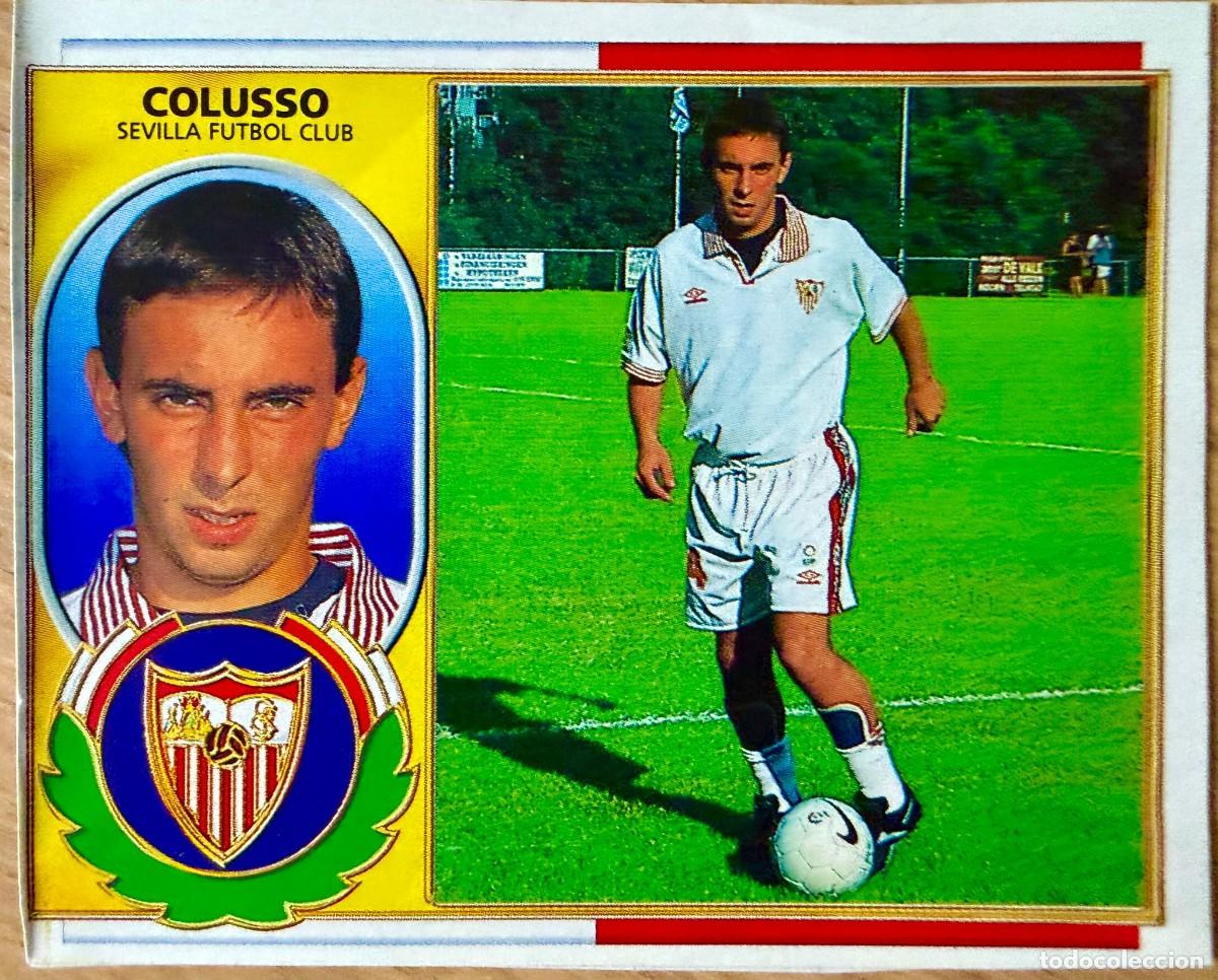 Cromos de F&uacute;tbol: COLUSSO COLOCA SEVILLA 96 97 1996 1997 LIGA EDICIONES ESTE RECORTADO STICKER