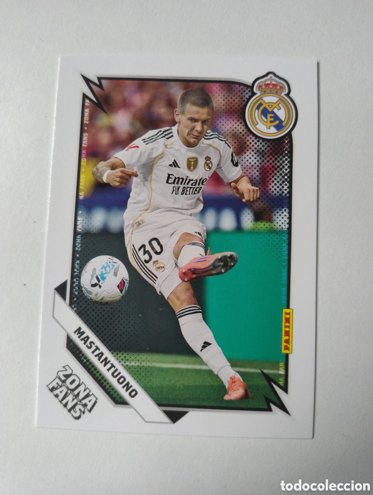 Cromos de F&uacute;tbol: 40 - Mastantuono - Real Madrid - Panini Club 2026 Zona Fans