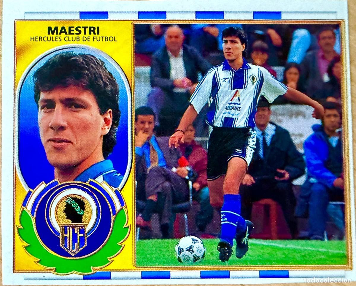 Cromos de F&uacute;tbol: MAESTRI FICHAJE 8 HERCULES 96 97 1996 1997 LIGA EDICIONES ESTE RECORTADO STICKER