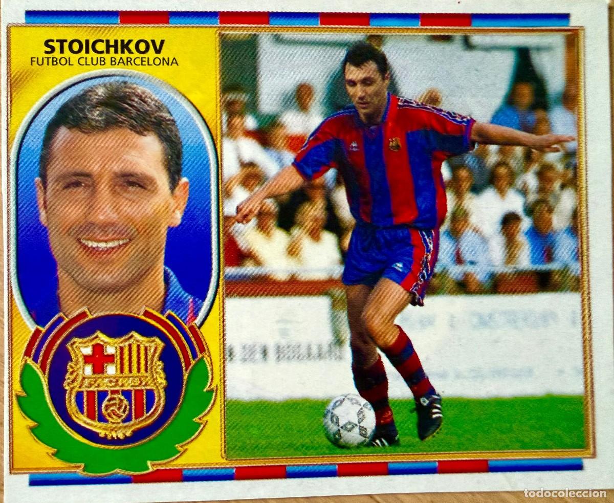 Cromos de F&uacute;tbol: STOICHKOV FICHAJE 14 VERSION BARCELONA 96 97 1996 1997 LIGA EDICIONES ESTE RECORTADO STICKER