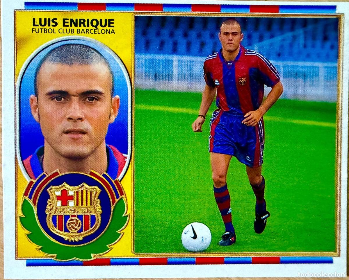 Cromos de F&uacute;tbol: LUIS ENRIQUE FICHAJE 15 BARCELONA 96 97 1996 1997 LIGA EDICIONES ESTE RECORTADO STICKER