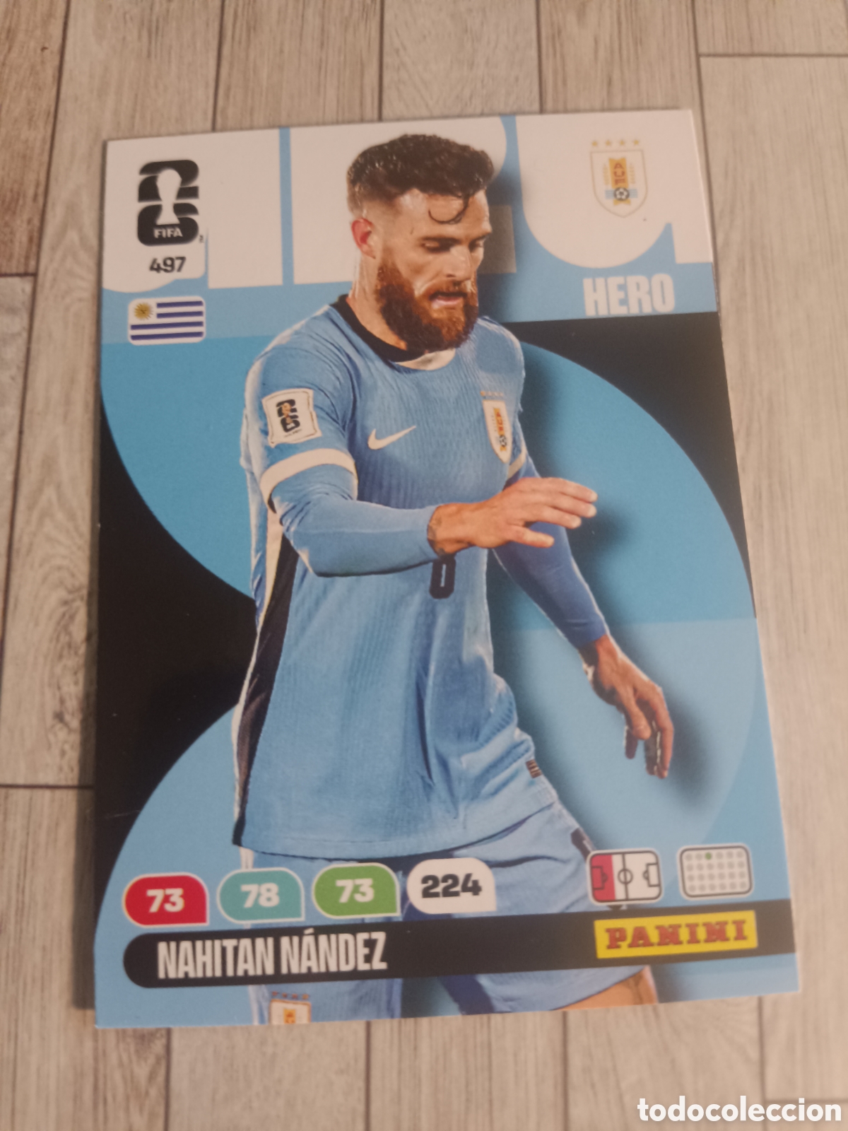 Cromos de F&uacute;tbol: 497 N&Aacute;NDEZ URUGUAY HERO ADRENALYN XL MUNDIAL FIFA WORLD CUP 2026 PANINI