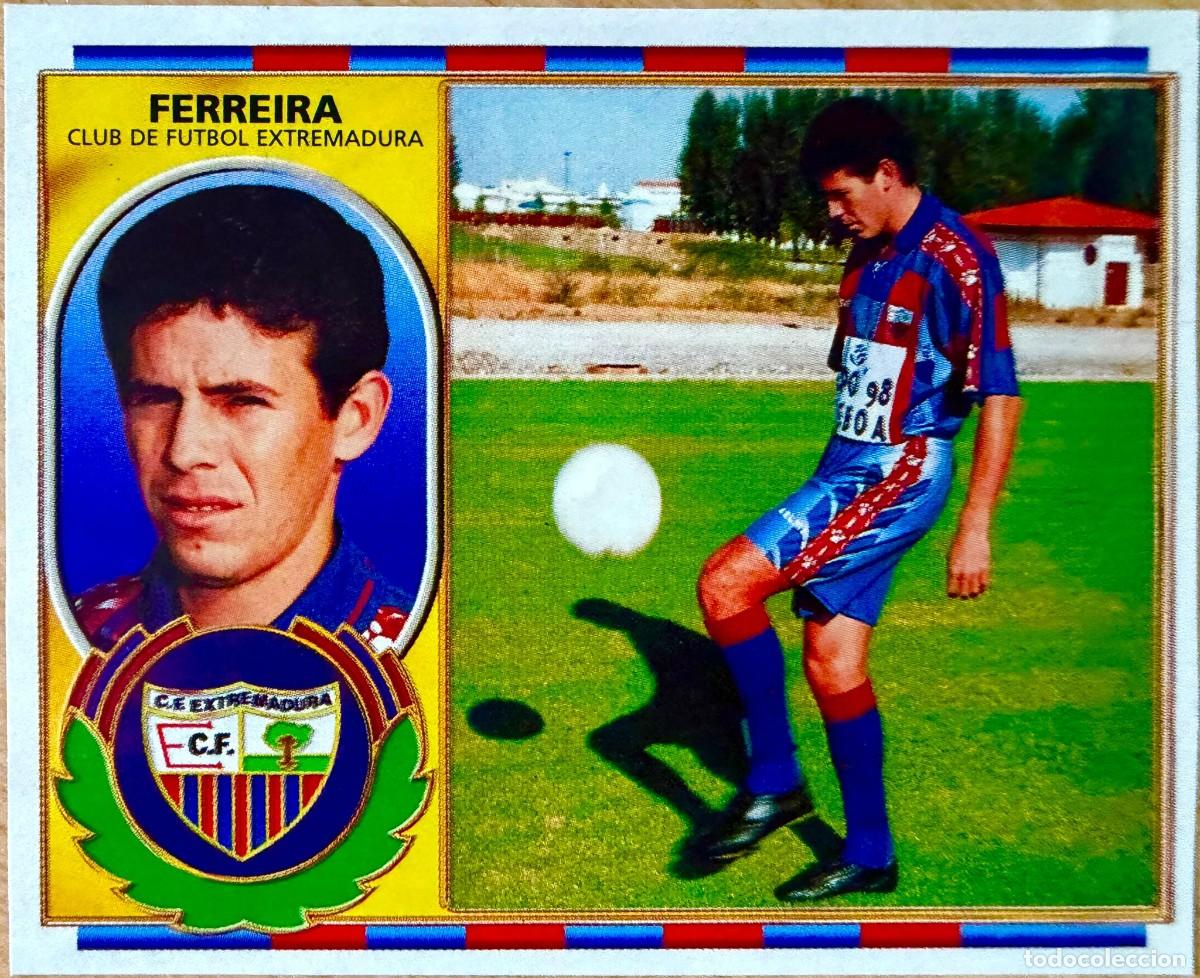 Cromos de F&uacute;tbol: FERREIRA FICHAJE 16 BIS EXTREMADURA 96 97 1996 1997 LIGA EDICIONES ESTE RECORTADO STICKER
