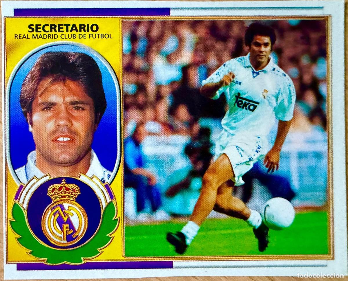 Cromos de F&uacute;tbol: SECRETARIO FICHAJE 18 VERSION REAL MADRID 96 97 1996 1997 LIGA EDICIONES ESTE RECORTADO STICKER