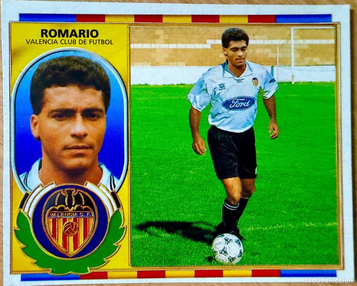 Cromos de F&uacute;tbol: ROMARIO FICHAJE 23 VALENCIA 96 97 1996 1997 LIGA EDICIONES ESTE RECORTADO STICKER