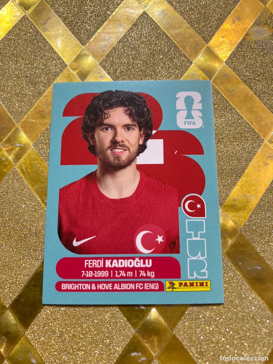 Cromos de F&uacute;tbol: CROMO DE F&Uacute;TBOL NUMERO TUR 8 FERDI KADIOGLU TURQUIA MUNDIAL 2026 MEXICO-EEUU-CANADA PANINI !