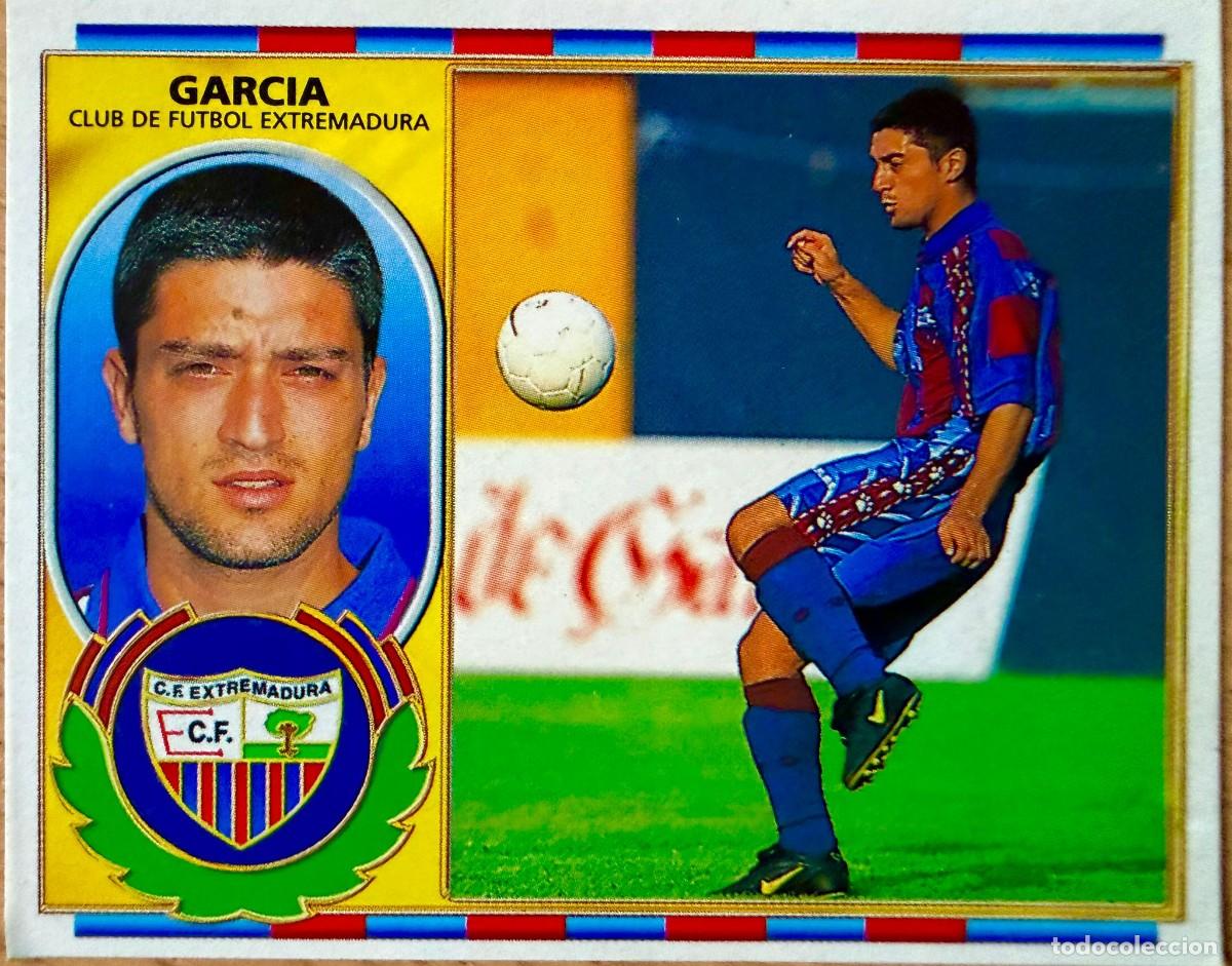 Cromos de F&uacute;tbol: GARCIA FICHAJE 32 EXTREMADURA 96 97 1996 1997 LIGA EDICIONES ESTE RECORTADO STICKER