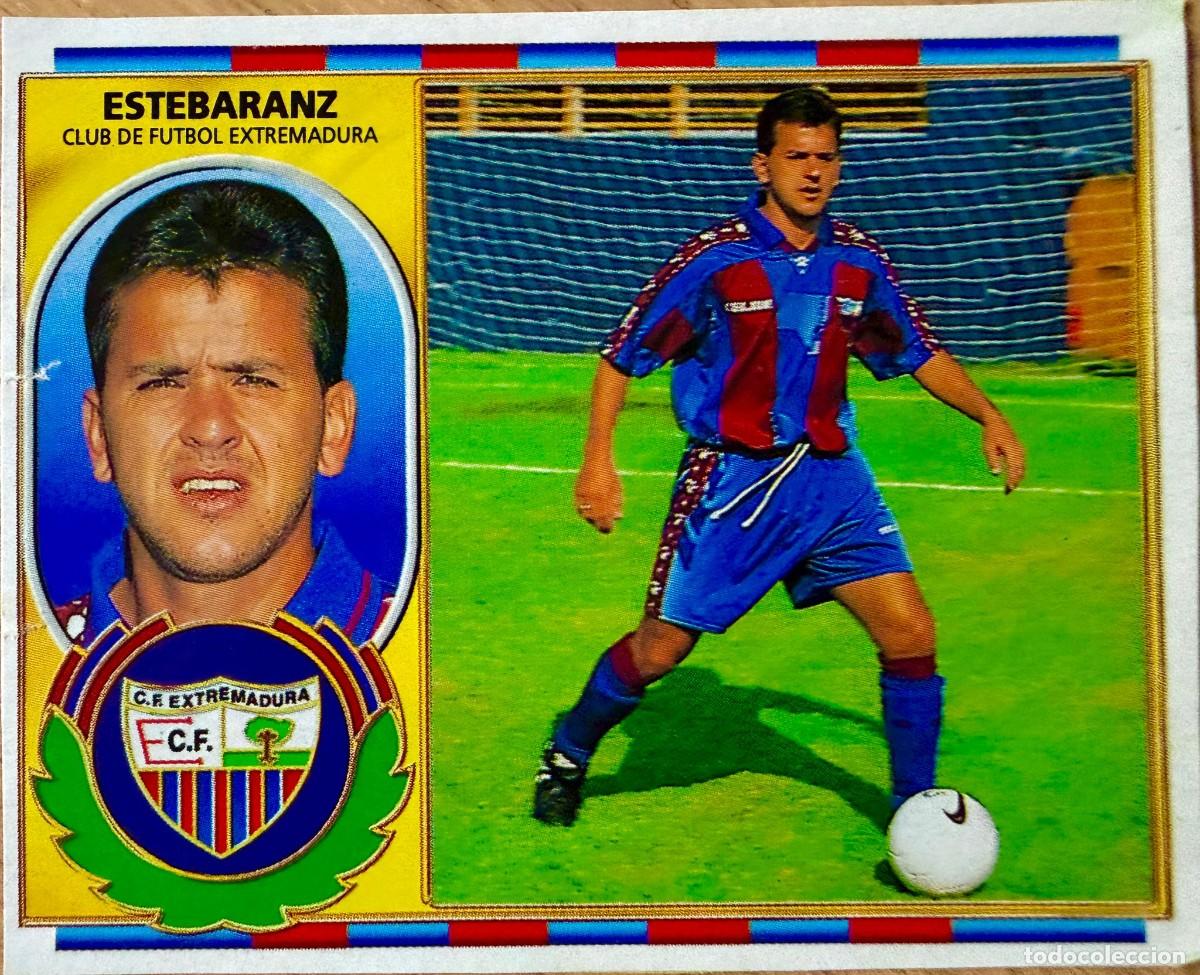 Cromos de F&uacute;tbol: ESTEBARANZ FICHAJE 33 EXTREMADURA 96 97 1996 1997 LIGA EDICIONES ESTE RECORTADO STICKER