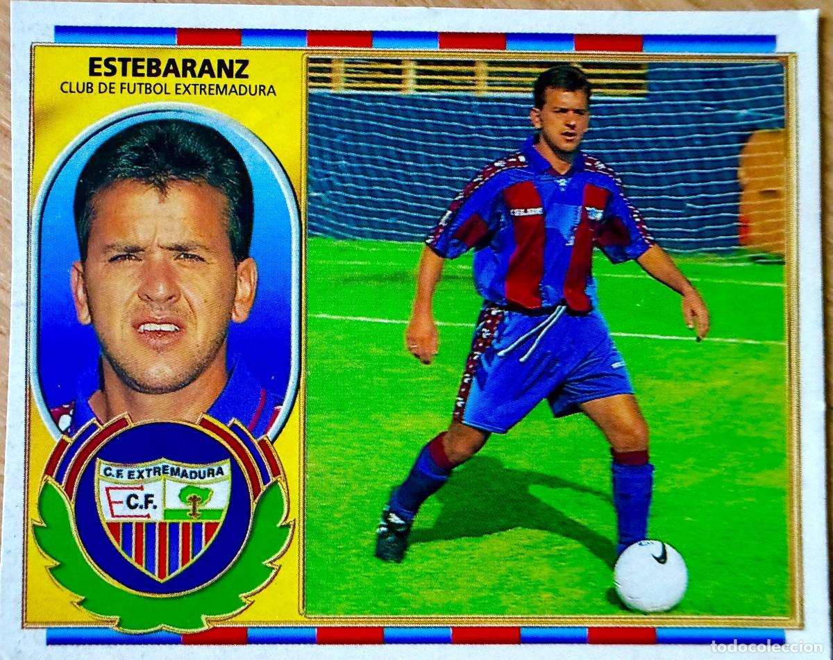Cromos de F&uacute;tbol: ESTEBARANZ FICHAJE 33 EXTREMADURA 96 97 1996 1997 LIGA EDICIONES ESTE RECORTADO STICKER