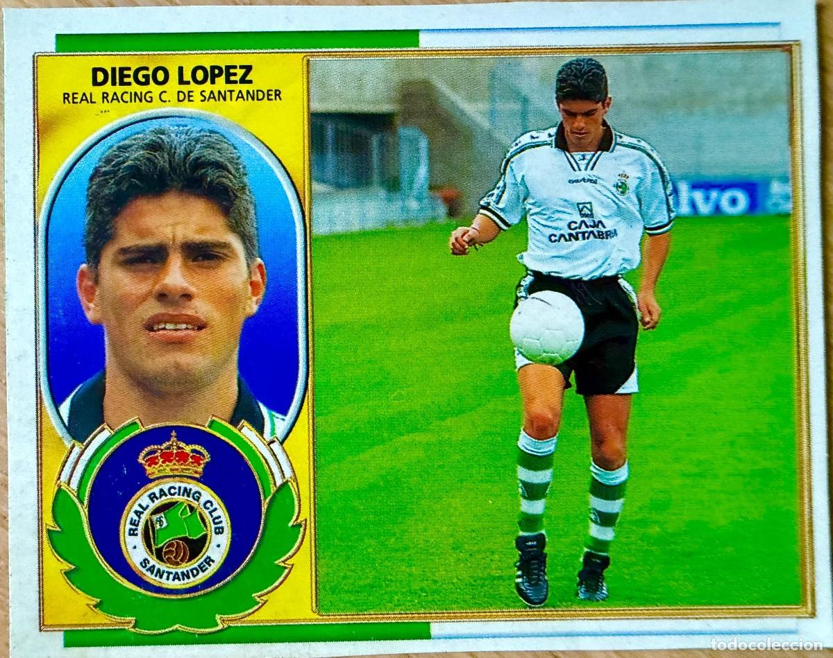 Cromos de F&uacute;tbol: DIEGO LOPEZ FICHAJE 34 RACING SANTANDER 96 97 1996 1997 LIGA EDICIONES ESTE RECORTADO STICKER