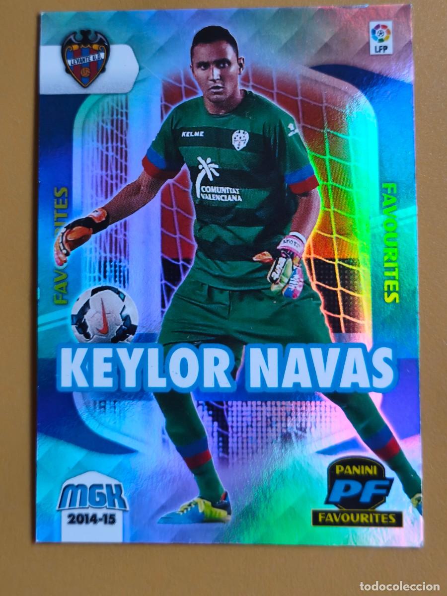 Cromos de F&uacute;tbol: keylor navas, 2014 15 favourites