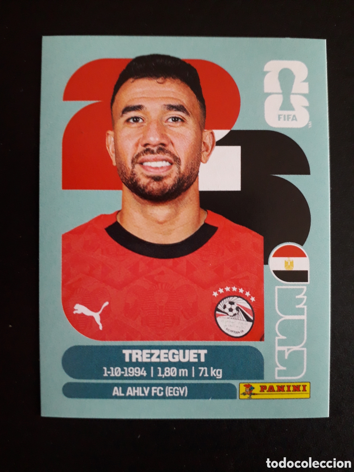 Cromos de F&uacute;tbol: TREZEGUET EGIPTO EGY 19 MUNDIAL F&Uacute;TBOL 2026 FIFA WORLD CUP PANINI SIN PEGAR PEDIDO M&Iacute;NIMO 3&euro;