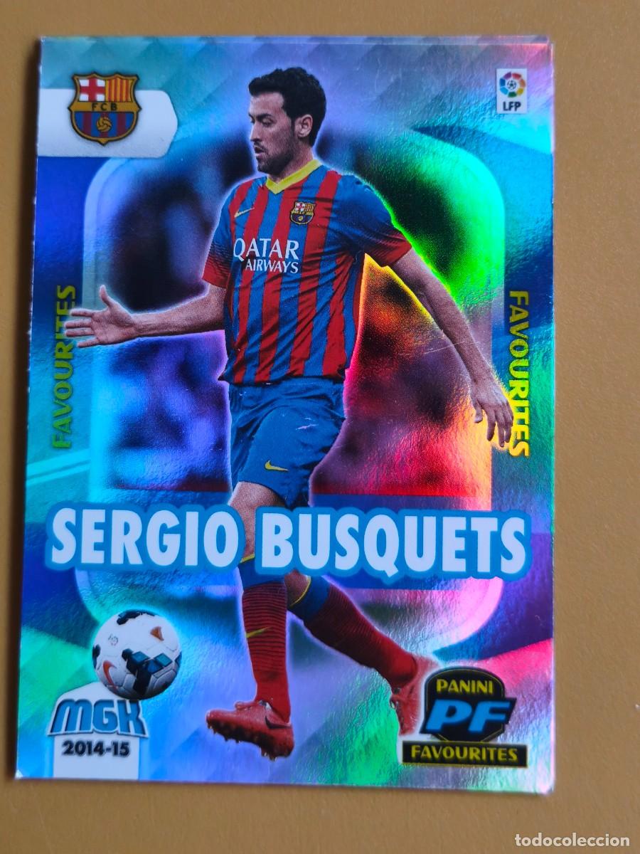 Cromos de F&uacute;tbol: sergio busquets, 2014 15 favourites