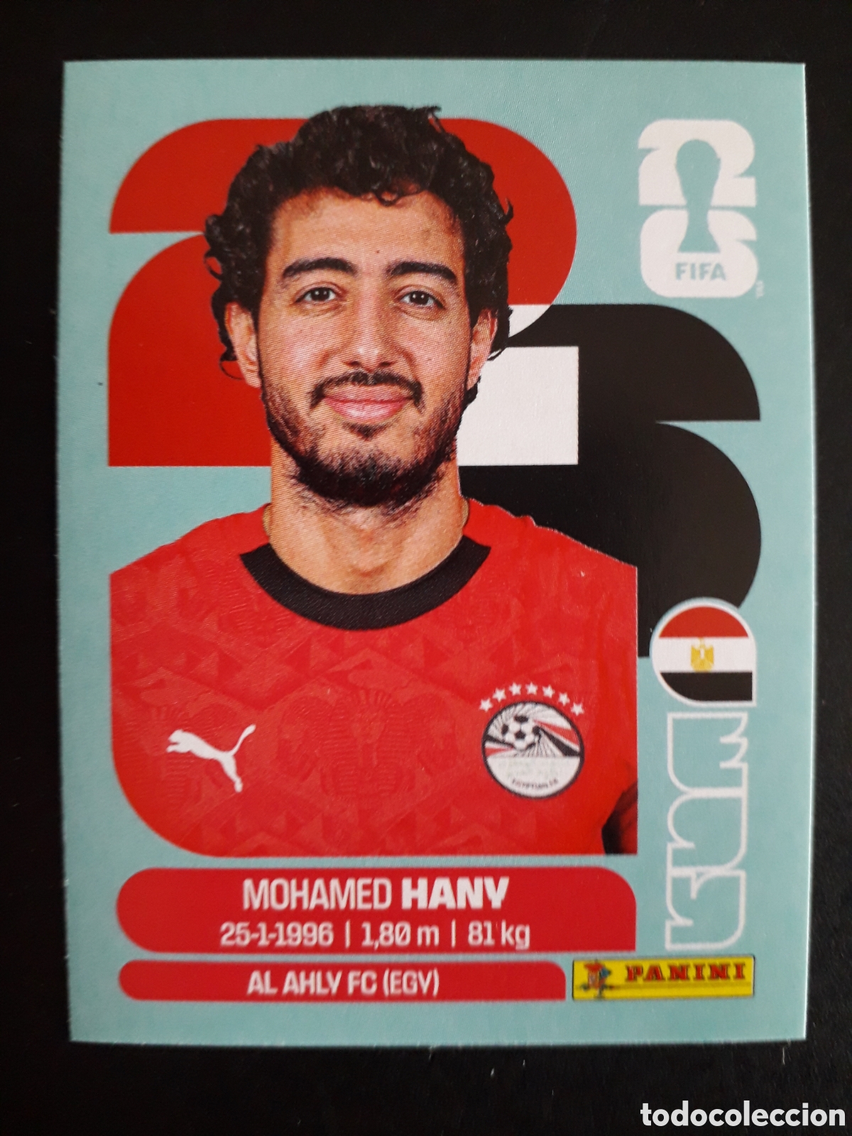 Cromos de F&uacute;tbol: HANY EGIPTO EGY 3 MUNDIAL F&Uacute;TBOL 2026 FIFA WORLD CUP PANINI SIN PEGAR PEDIDO M&Iacute;NIMO 3&euro;