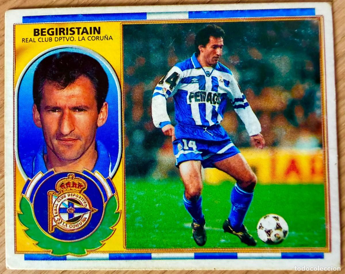 Cromos de F&uacute;tbol: BEGIRISTAIN DEPORTIVO CORU&Ntilde;A 96 97 1996 1997 LIGA EDICIONES ESTE SIN PEGAR STICKER