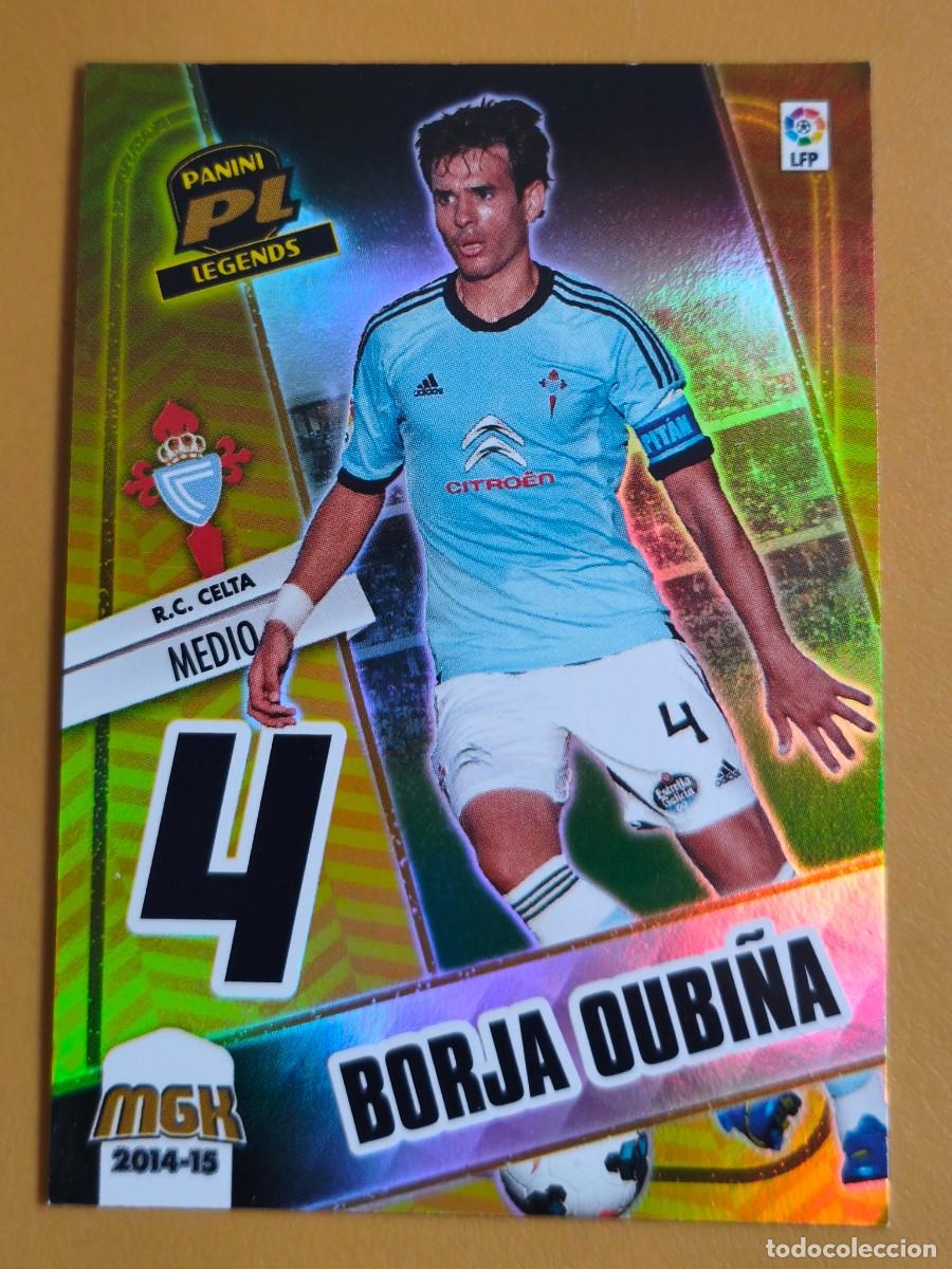 Cromos de F&uacute;tbol: borja oubi&ntilde;a, 2014 15 megacracks legends