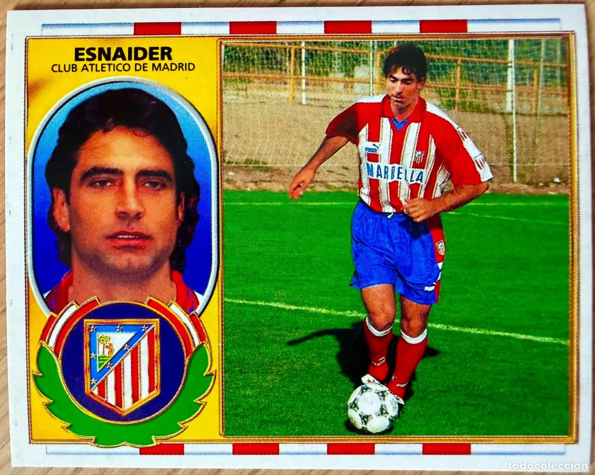 Cromos de F&uacute;tbol: ESNAIDER ATLETICO MADRID 96 97 1996 1997 LIGA EDICIONES ESTE SIN PEGAR STICKER