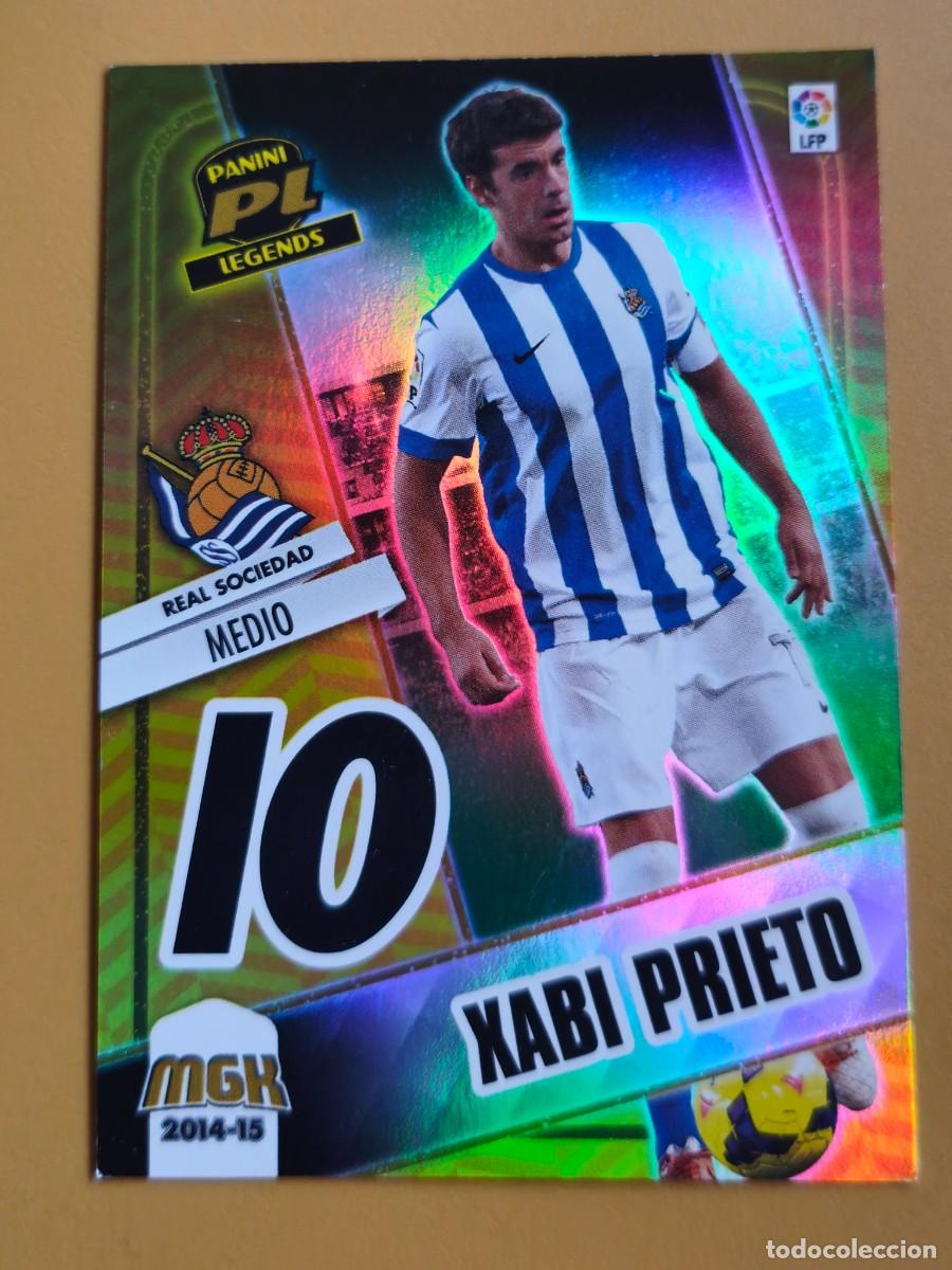 Cromos de F&uacute;tbol: xabi prieto, 2014 15 megacracks legends