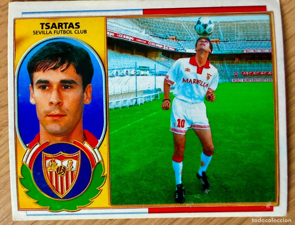 Cromos de F&uacute;tbol: TSARTAS SEVILLA 96 97 1996 1997 LIGA EDICIONES ESTE SIN PEGAR STICKER