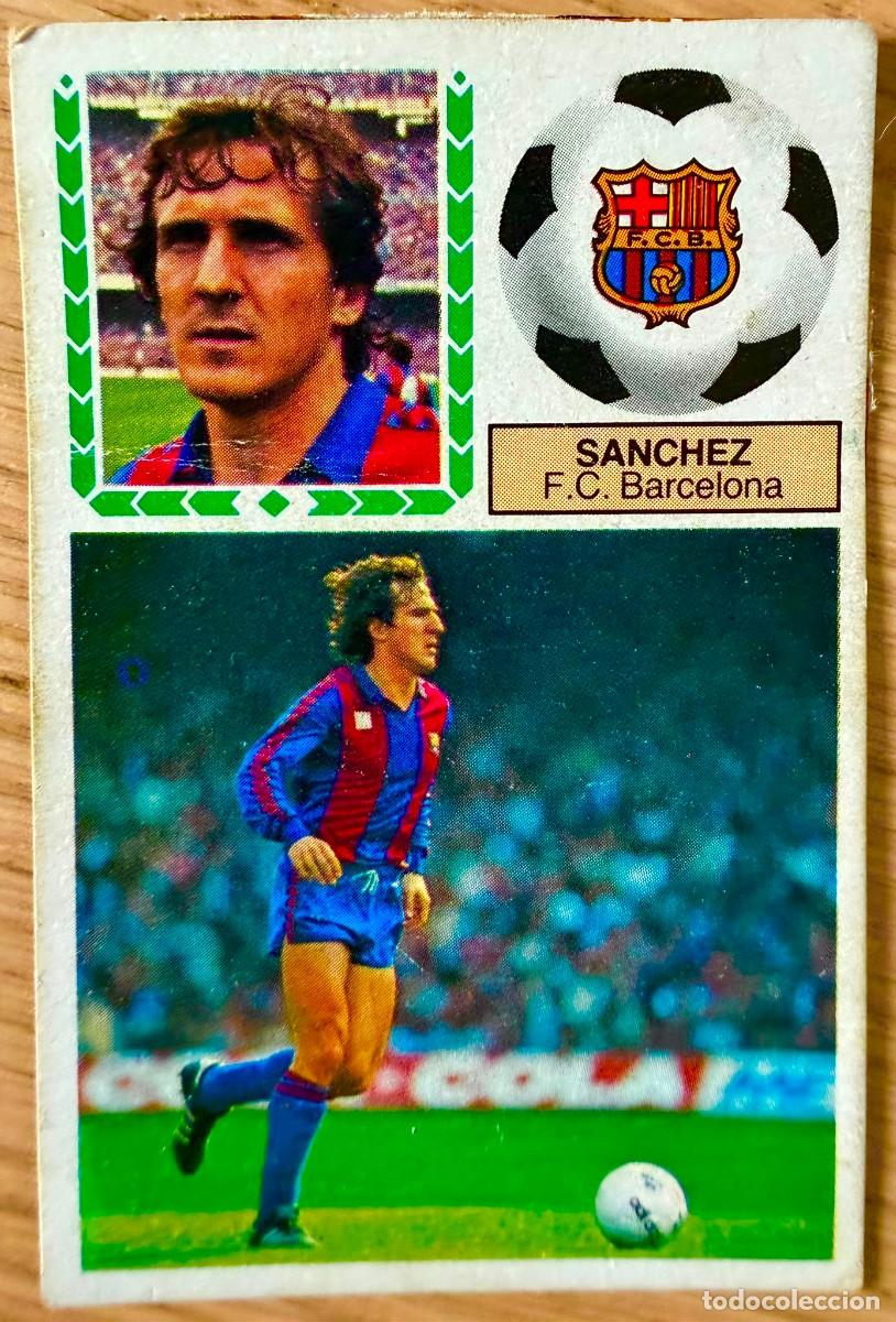 Cromos de F&uacute;tbol: SANCHEZ BARCELONA 83 84 1983 1984 LIGA EDICIONES ESTE PANINI DESPEGADO