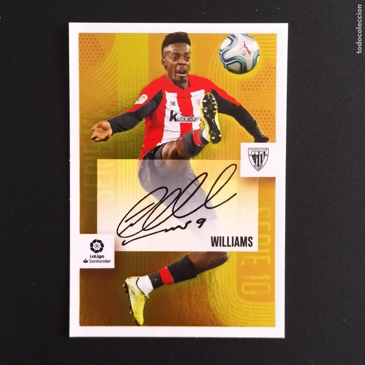 Cromos de Futebol: N&ordm; 24 WILLIAMS AUTOGRAFO SERIE 10 ATHLETIC BILBAO LALIGA SANTANDER ESTE 2020 2021 20 21 LIGA PANINI