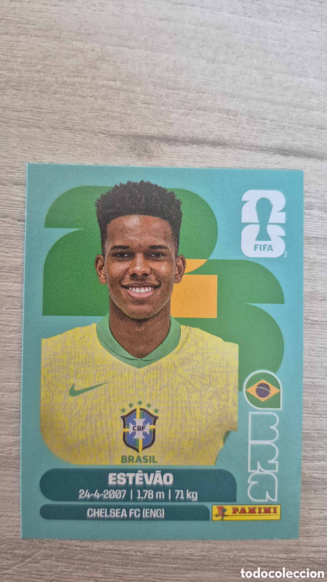Fu&szlig;ball-Sticker: BRA20 Est&ecirc;v&atilde;o FIFA World Cup 2026