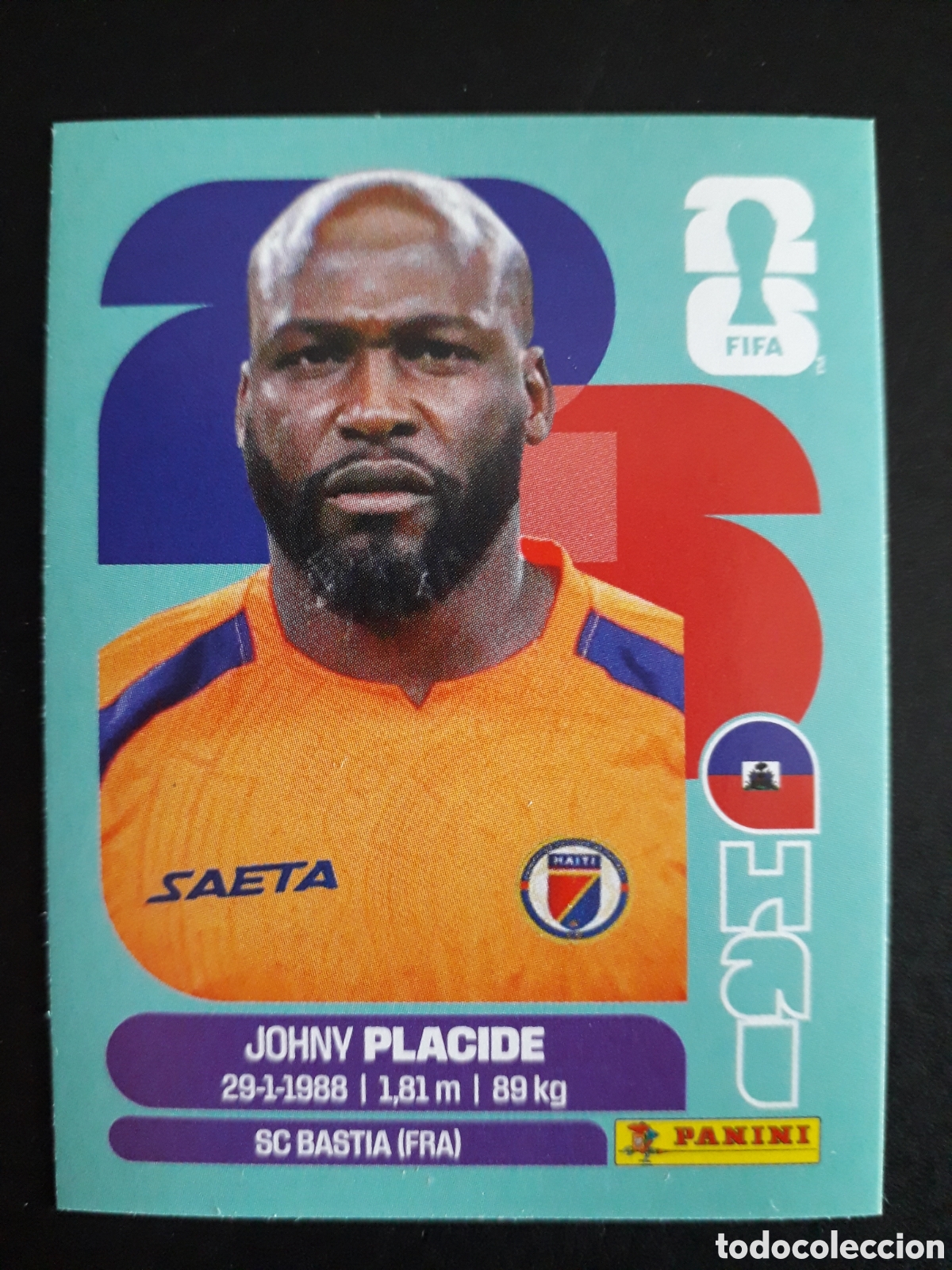 Fu&szlig;ball-Sticker: PLACIDE HAIT&Iacute; HAI 2 MUNDIAL F&Uacute;TBOL 2026 FIFA WORLD CUP PANINI SIN PEGAR PEDIDO M&Iacute;NIMO 3&euro;
