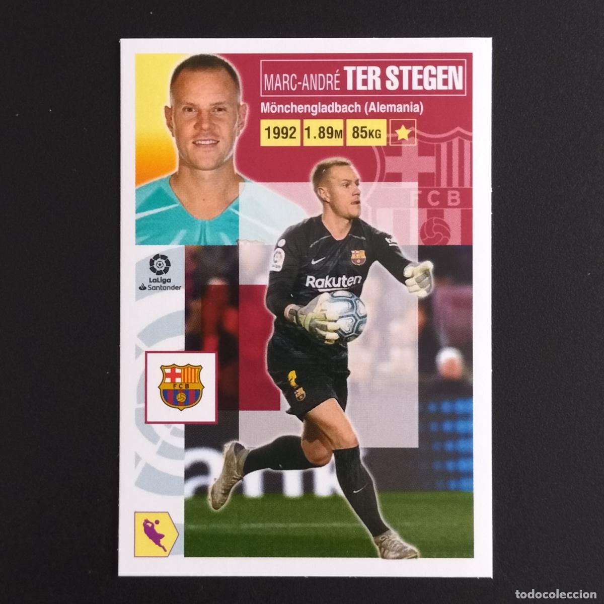 Cromos de F&uacute;tbol: N&ordm; 2 MARC-ANDRE TER STEGEN FC BARCELONA CROMOS LALIGA SANTANDER ESTE 2020 2021 20 21 LIGA PANINI