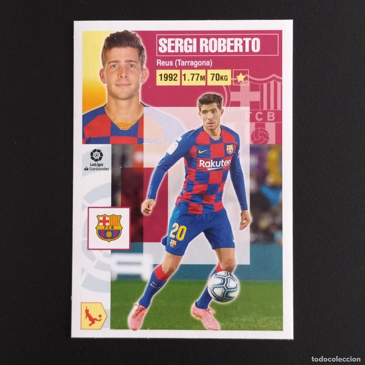 Cromos de F&uacute;tbol: N&ordm; 4 SERGI ROBERTO FC BARCELONA CROMOS LALIGA SANTANDER ESTE 2020 2021 20 21 LIGA PANINI