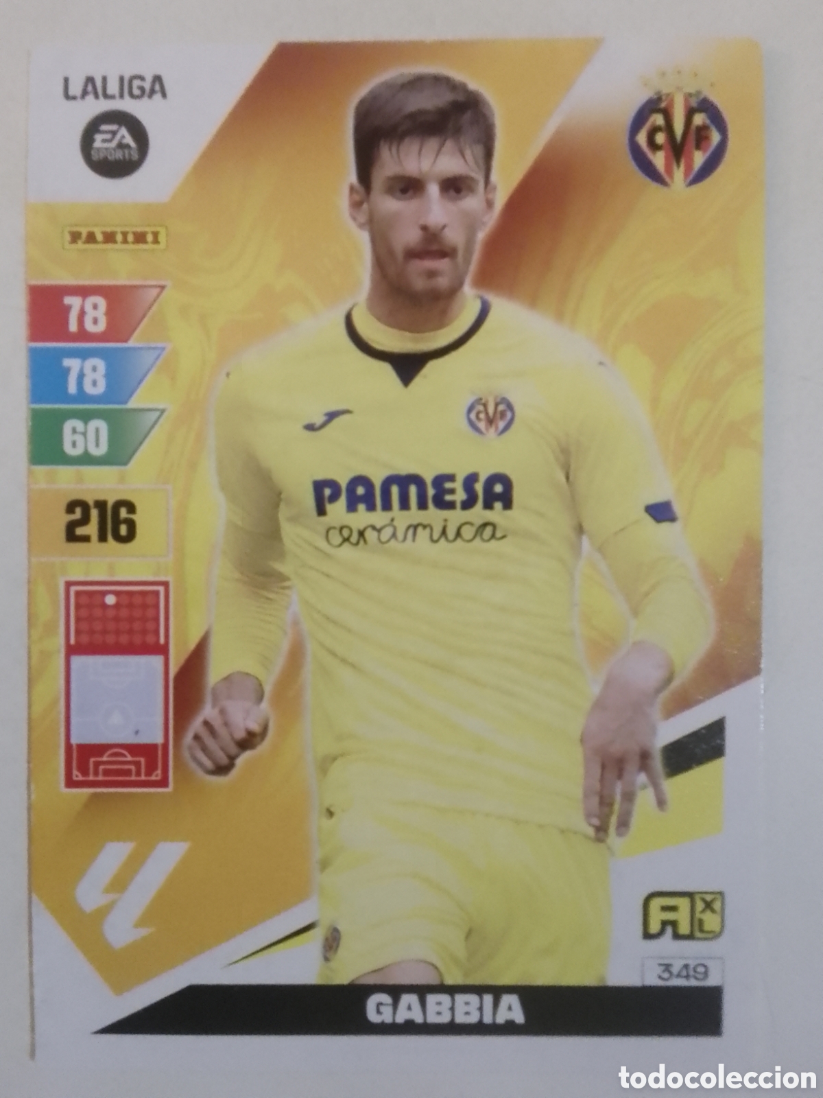 Cromos de F&uacute;tbol: Adrenalyn XL 2023-24 n&deg; 349 Gabbia &bull; Villarreal.