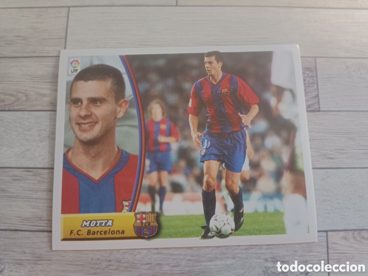 Cromos de F&uacute;tbol: CROMO MOTTA BARCELONA- LIGA ESTE 03 04 (2003 2004) (SIN PEGAR) TRASERA DEFECTO