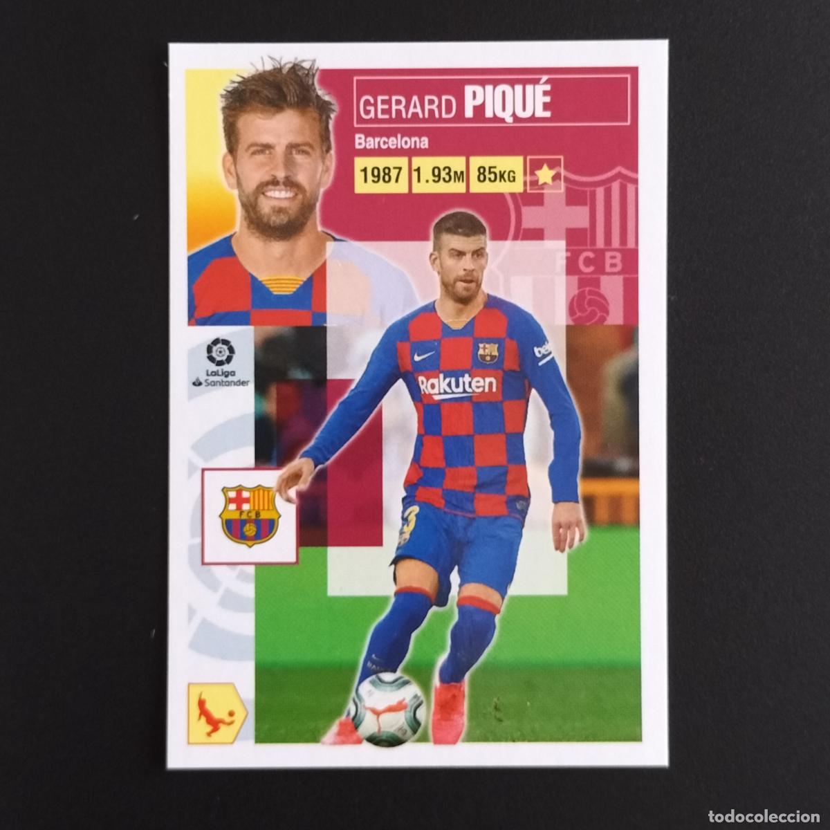 Figurine di Calcio: N&ordm; 7 GERARD PIQUE FC BARCELONA CROMOS LALIGA SANTANDER ESTE 2020 2021 20 21 LIGA PANINI
