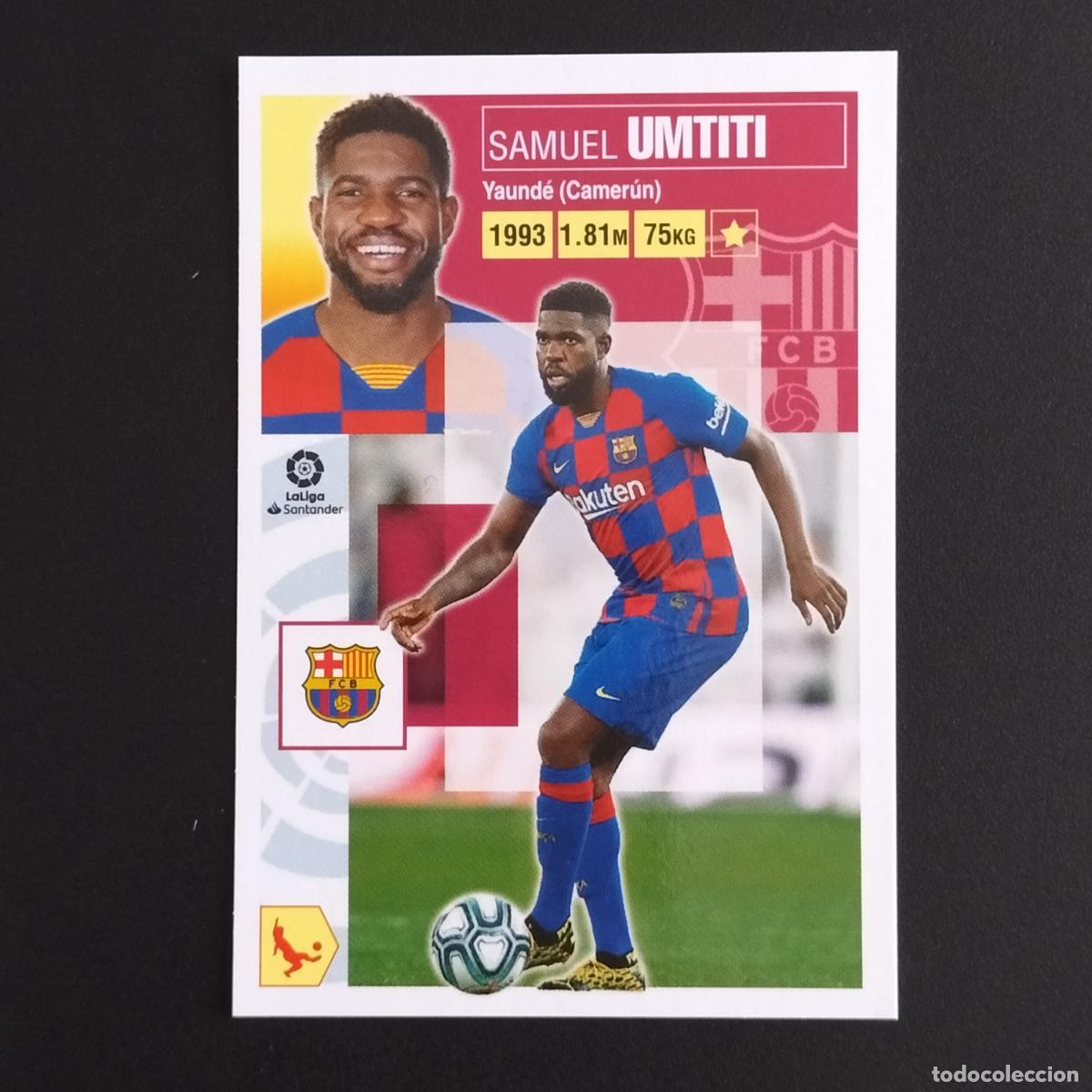 Figurine di Calcio: N&ordm; 8 UMTITI FC BARCELONA CROMOS LALIGA SANTANDER ESTE 2020 2021 20 21 LIGA PANINI