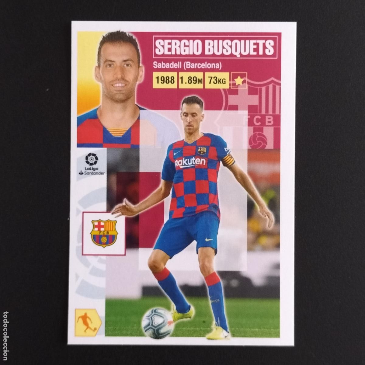 Cromos de F&uacute;tbol: N&ordm; 11 SERGIO BUSQUETS FC BARCELONA CROMOS LALIGA SANTANDER ESTE 2020 2021 20 21 LIGA PANINI