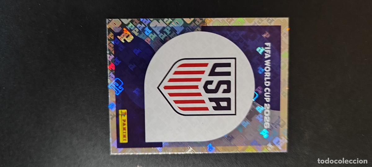 Cromos de F&uacute;tbol: FIFA WORLD CUP 2026 STICKER ESCUDO USA # USA1 PANINI