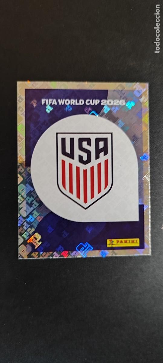 Cromos de F&uacute;tbol: FIFA WORLD CUP 2026 STICKER ESCUDO USA # USA1 PANINI