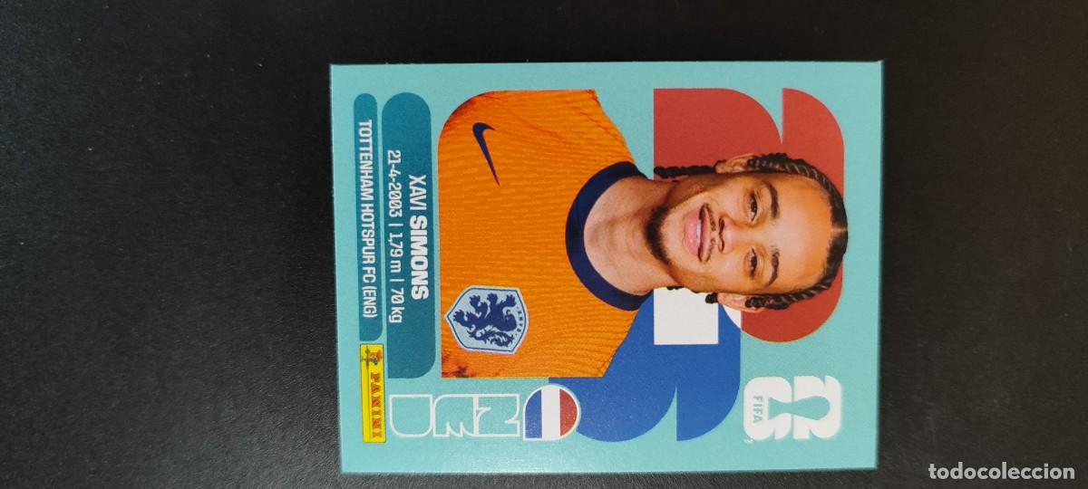 Cromos de F&uacute;tbol: FIFA WORLD CUP 2026 STICKER XAVI SIMONS HOLANDA # NED15 PANINI
