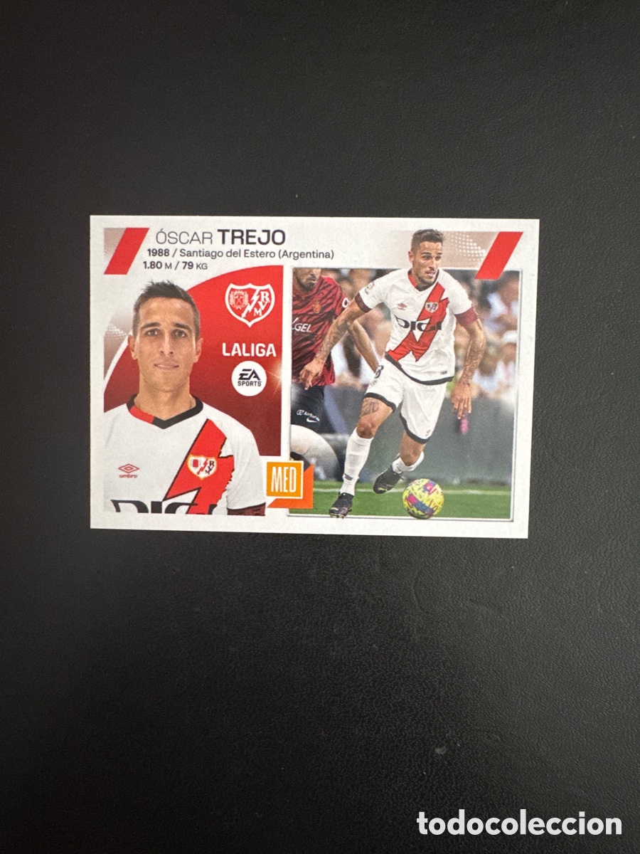 Cromos de F&uacute;tbol: TREJO RAYO VALLECANO NUMERO 13 LIGA ESTE 2023 2024
