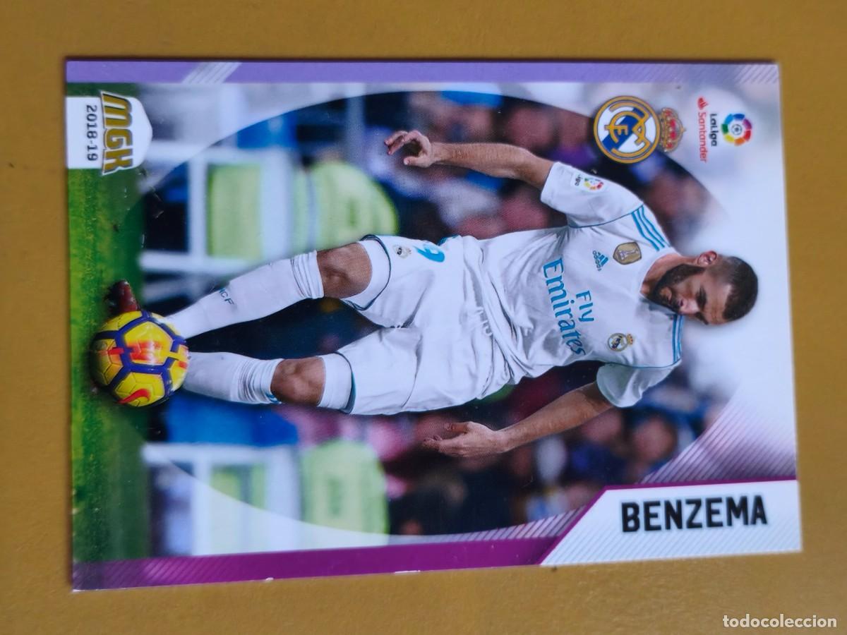 Cromos de F&uacute;tbol: benzema, 2018 19 megacracks